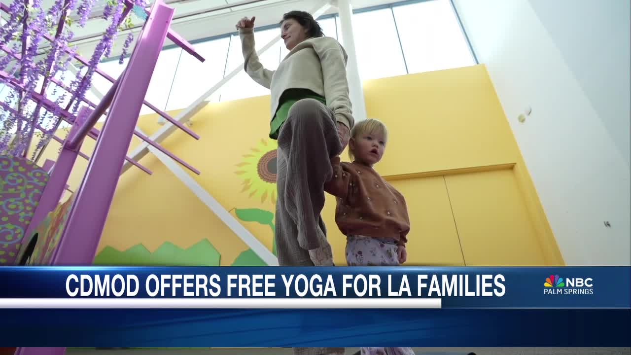 Children's Discovery Museum Hosts Free Yoga Session for Families Escaping LA Wildfires